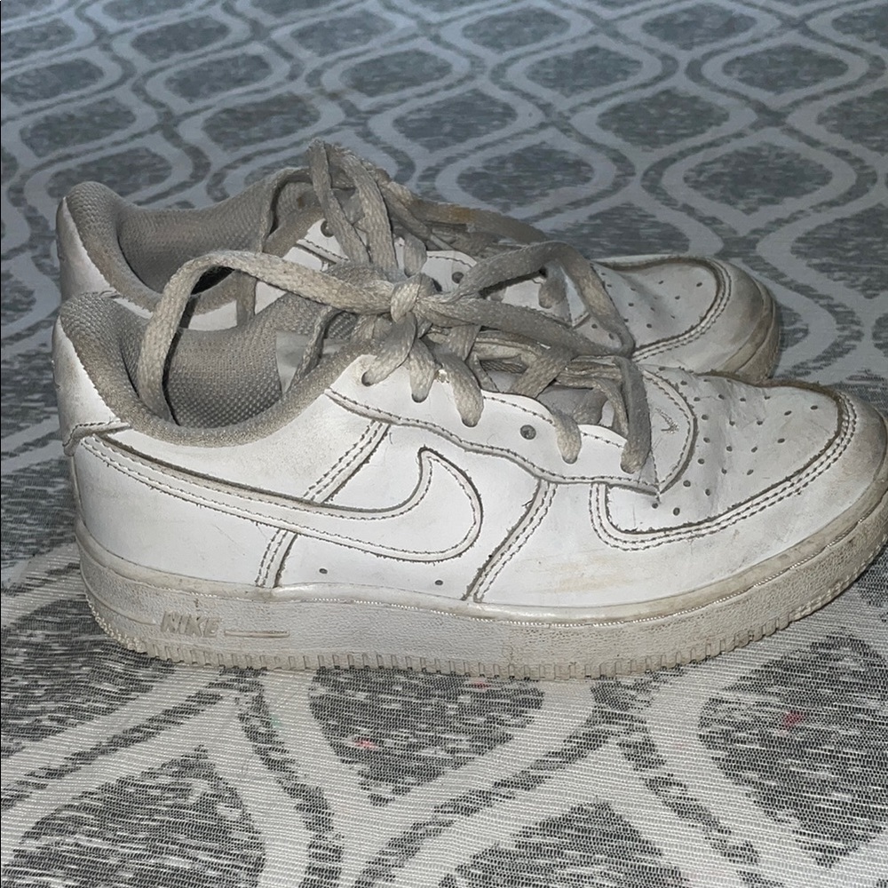 Little Boys Nike Air Force 1s.